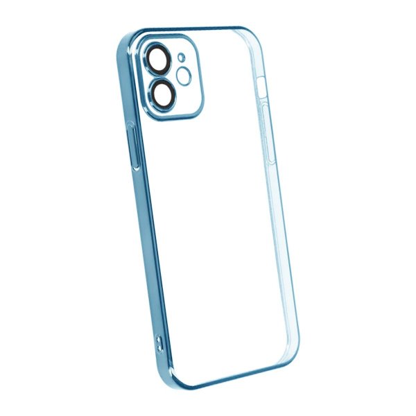 iPhone 11 Deksel Glitter Transparent Støtsikker Blå