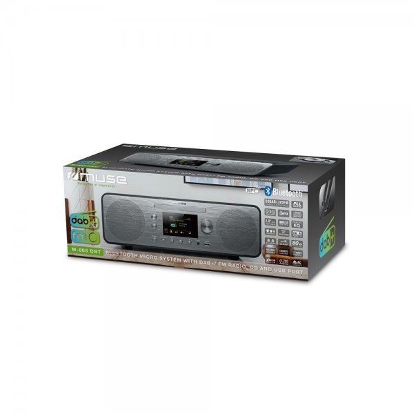 M-885 Bluetooth Micro System DAB+/FM Radio CD USB