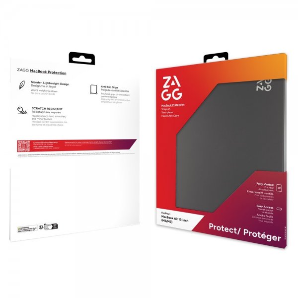 MacBook Air 13 M2 (A2681)/M3 (A3113) Deksel Hardshell Smoke