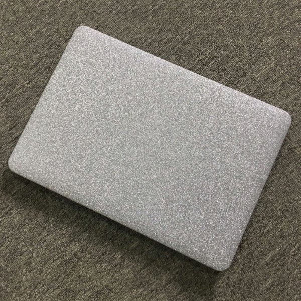 Macbook Pro 13 (A1706 A1708 A1989 A2159) Deksel Glitter Sølv