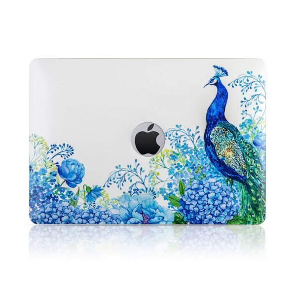 MacBook Pro 13 Touch Bar (A1706 A1708 A1989 A2159) Deksel HardPlast Påfågel
