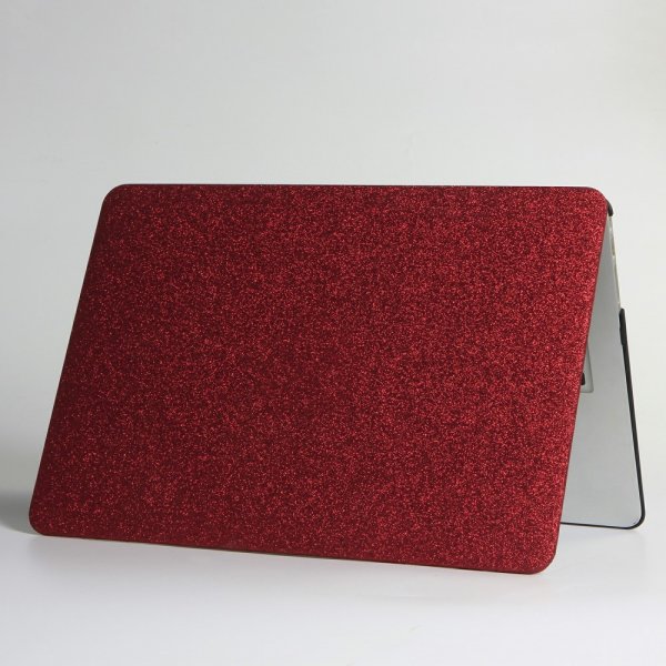 MacBook Pro 16 (A2141) Deksel Glitter Vinrød