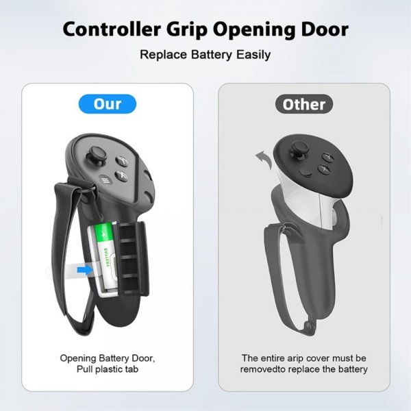 Meta Quest 3 Kontroll Silikonbeskyttelse Orange