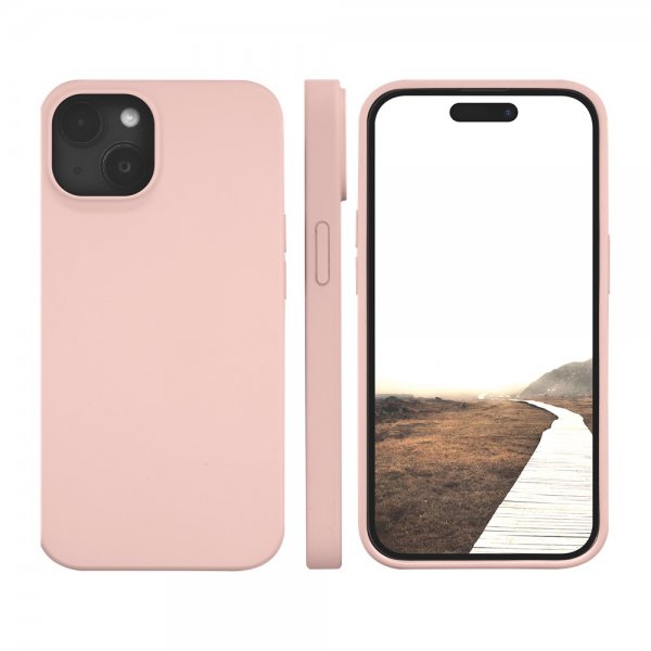 iPhone 13/14/15/16e/17e Deksel Monaco MagSafe Pink Sand