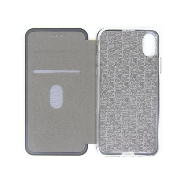 iPhone X/iPhone Xs Etui med Stativ Sølv