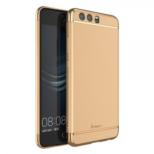 MobilDeksel till Huawei P10 Belagt HardPlast GUll