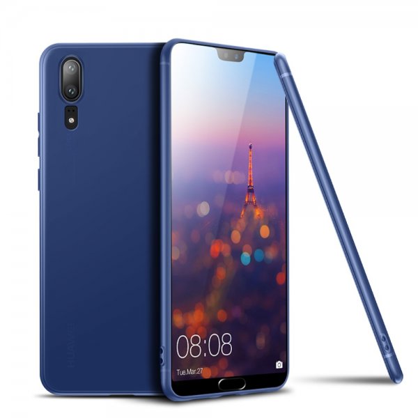 MobilDeksel till Huawei P20 TPU Ultra Thin Blå