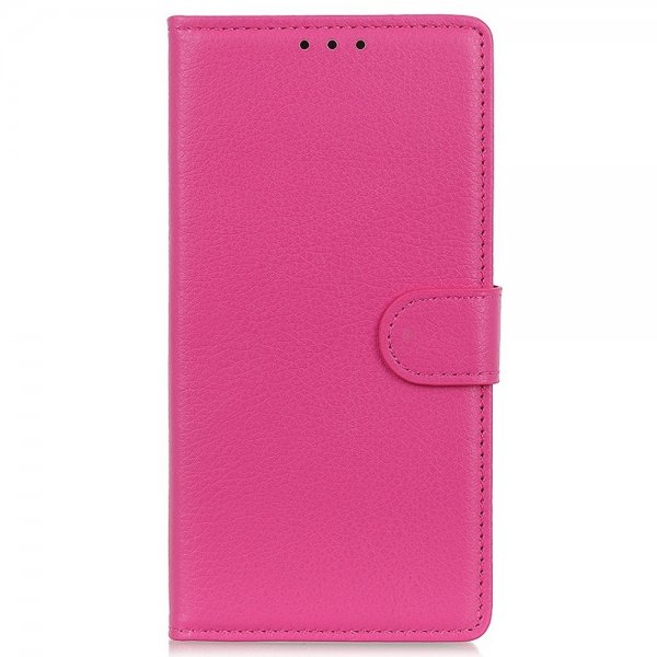 Motorola Edge 30 Etui Litchi Magenta