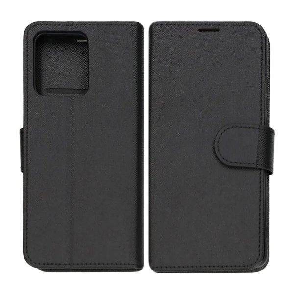 Motorola Edge 40 Neo Etui med Stativ Svart