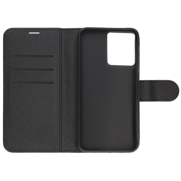 Motorola Moto G04 Etui med Stativ Svart