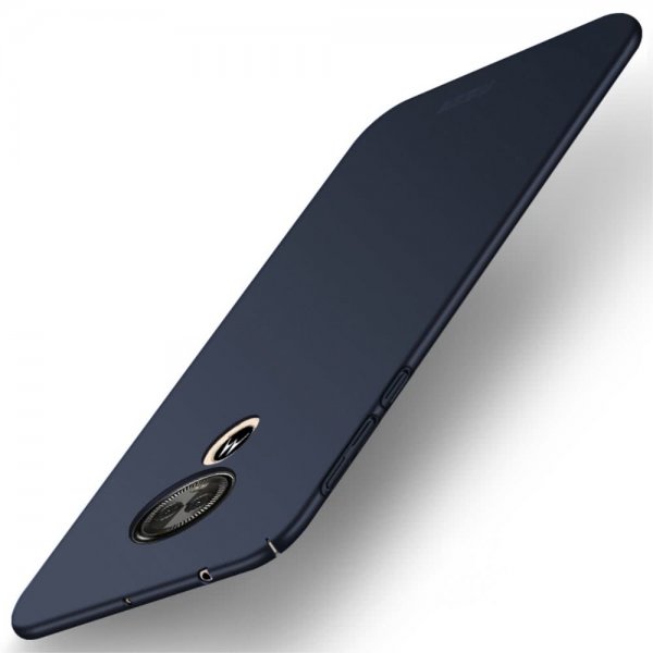 Motorola Moto E5 Play Deksel Shield Slim HardPlast MörkBlå