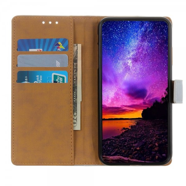 Motorola moto g200 5G Etui Skinntekstur Lilla