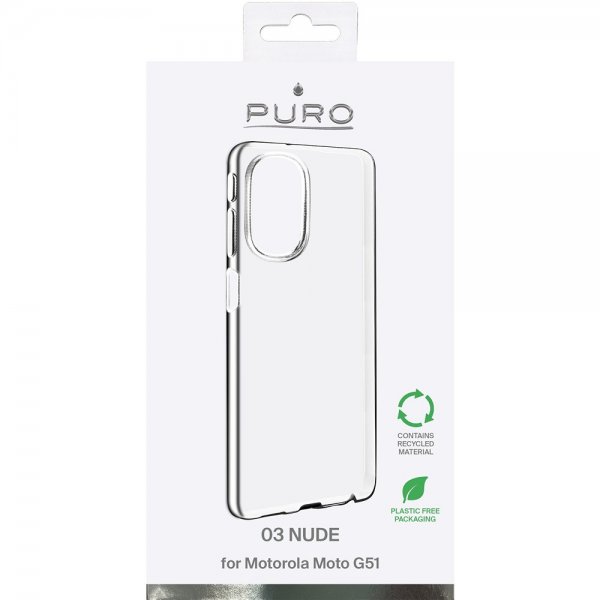Motorola moto g51 5G Deksel Nude Transparent