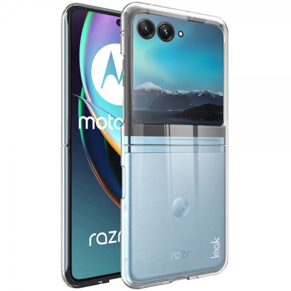 Motorola Razr 40 Ultra Deksel Crystal Case II Transparent Klar