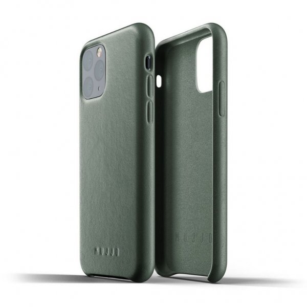 iPhone 11 Pro Deksel Full Leather Case Slate Green
