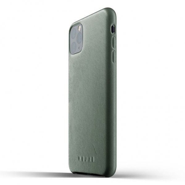 iPhone 11 Pro Max Deksel Full Leather Case Slate Green