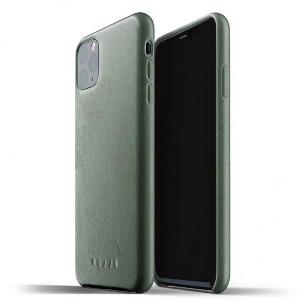 iPhone 11 Pro Max Deksel Full Leather Case Slate Green