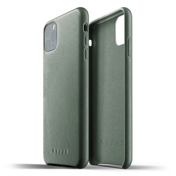 iPhone 11 Pro Max Deksel Full Leather Case Slate Green