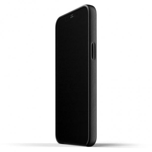 iPhone 12 Pro Max Deksel Full Leather Case Svart