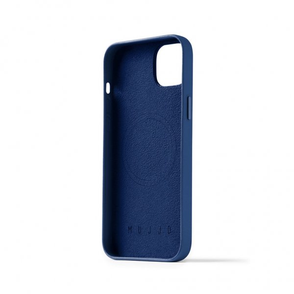 iPhone 14 Plus Deksel Full Leather Case MagSafe Monaco Blue