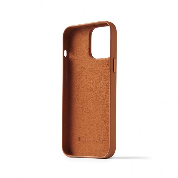 iPhone 14 Pro Max Deksel Full Leather Case MagSafe Tan