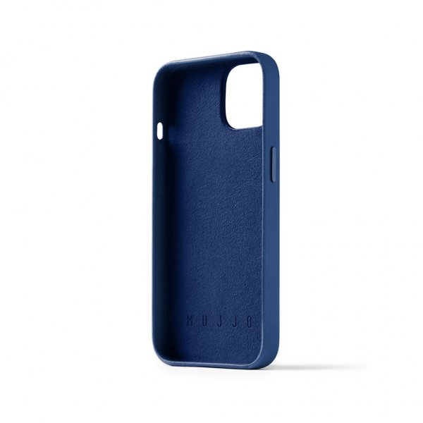 iPhone 14 Deksel Full Leather Wallet Case Monaco Blue