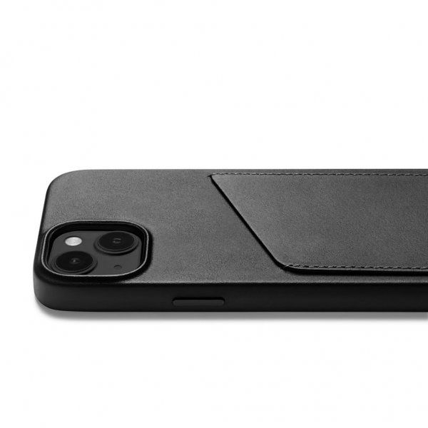 iPhone 14 Deksel Full Leather Wallet Case Monaco Blue