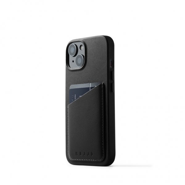 iPhone 14 Deksel Full Leather Wallet Case Monaco Blue
