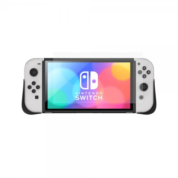 Nintendo Switch OLED Deksel Skjermbeskytter Kita Grip 360 Clear
