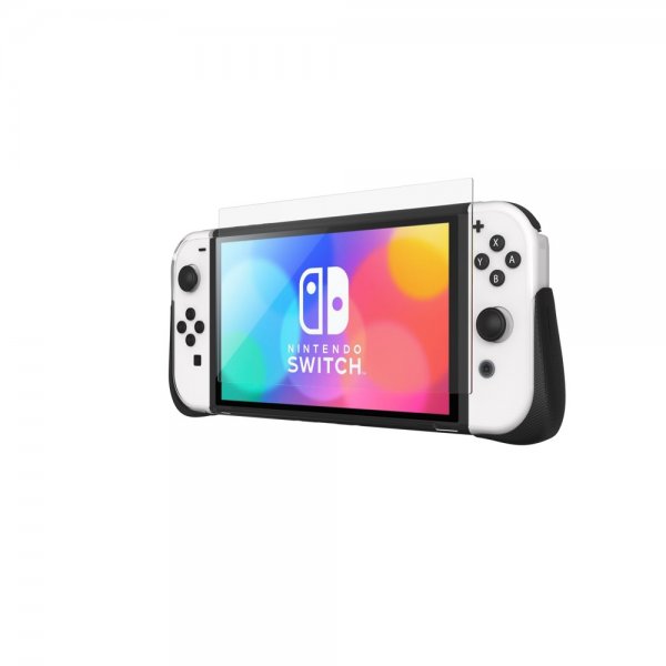 Nintendo Switch OLED Deksel Skjermbeskytter Kita Grip 360 Clear