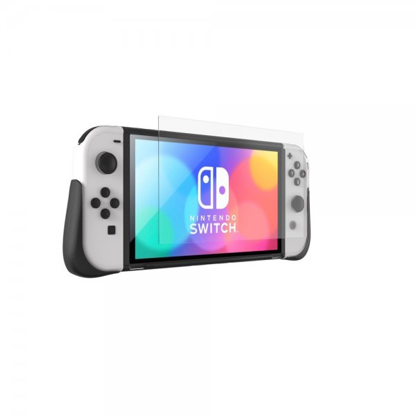 Nintendo Switch OLED Deksel Skjermbeskytter Kita Grip 360 Clear