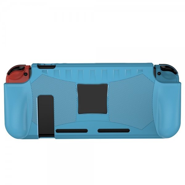 Nintendo Switch etui karbonfiber mønster blå
