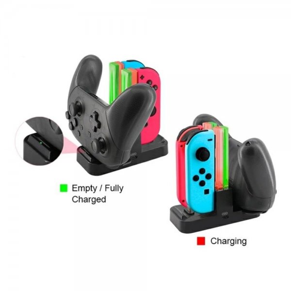 Nintendo Switch kontroller ladestasjon