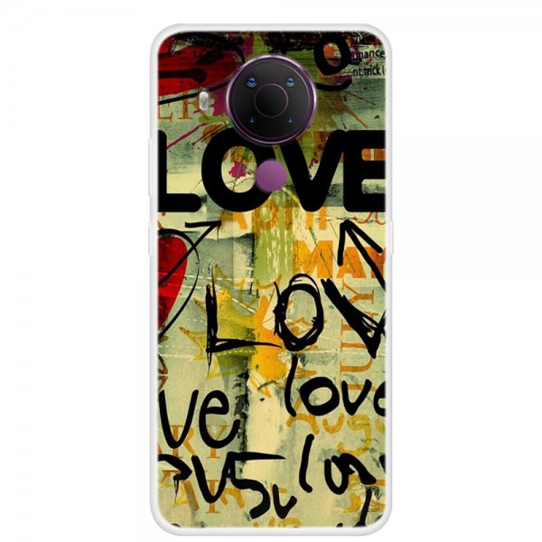 Nokia 5.4 Deksel Motiv Love