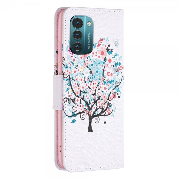Nokia G11/G21 Etui Motiv Blomstertrær