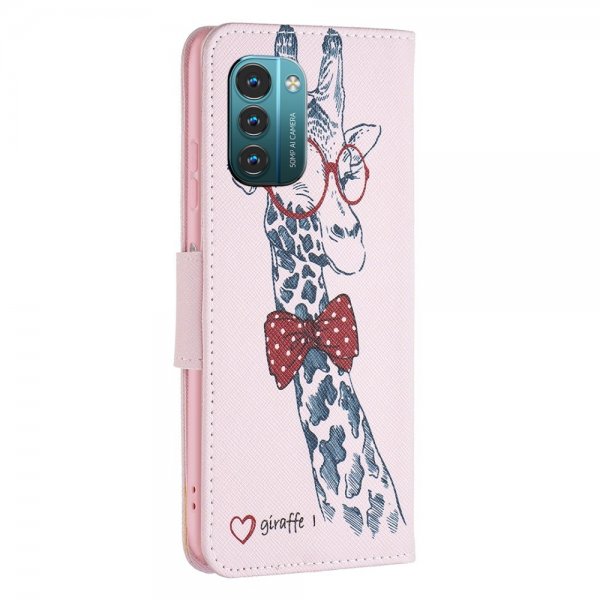 Nokia G11/G21 Etui Motiv Sjiraff