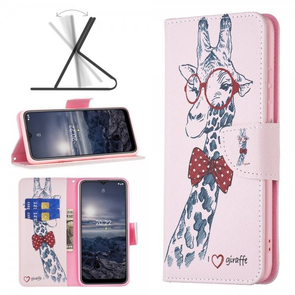 Nokia G11/G21 Etui Motiv Sjiraff