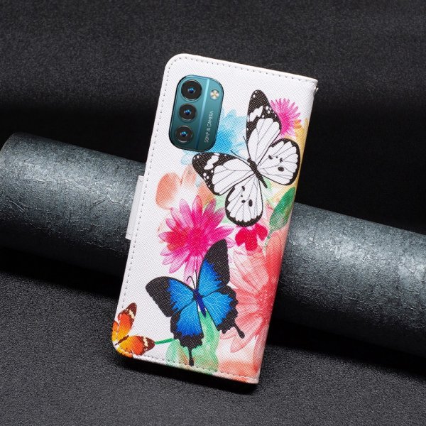 Nokia G11/G21 Etui Motiv To Sommerfugler