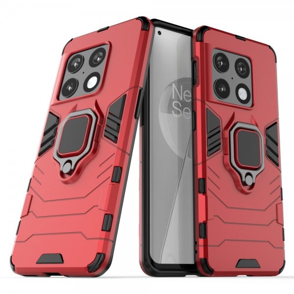 OnePlus 10 Pro Deksel med Ringholder Rød