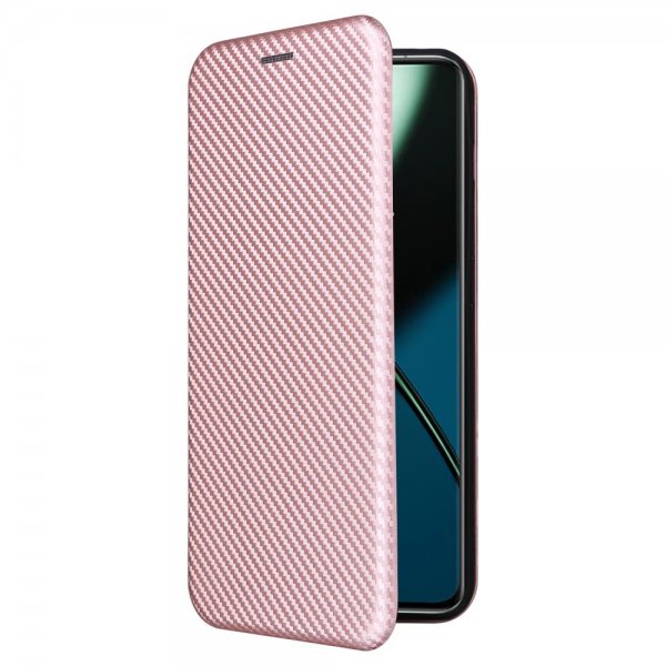OnePlus 11 Etui Karbonfibertekstur Rosegull
