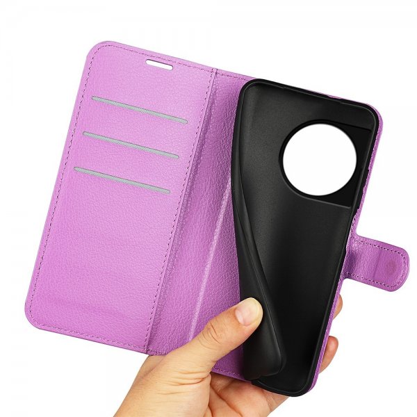 OnePlus 11 Etui Litchi Lilla