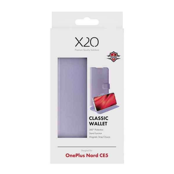 OnePlus Nord CE5 Etui Classic Wallet Lavendel
