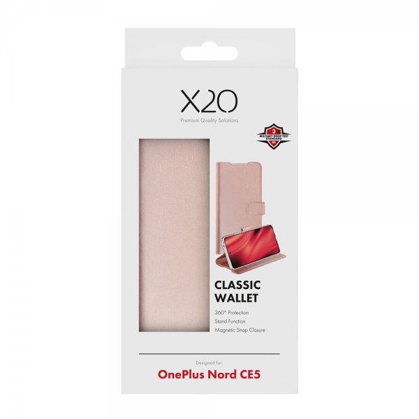 OnePlus Nord CE5 Etui Classic Wallet Rosegull
