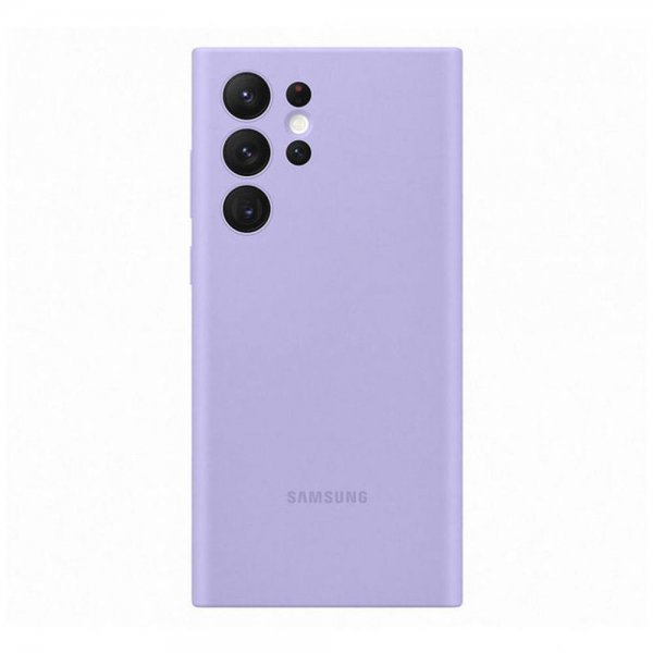 Original Galaxy S22 Ultra Deksel Silicone Cover Lavender