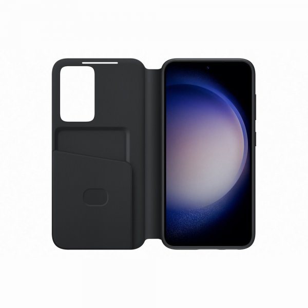 Original Galaxy S23 Plus Etui Smart View Wallet Case Svart
