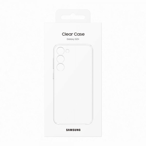 Original Galaxy S23 Plus Deksel Clear Case Transparent