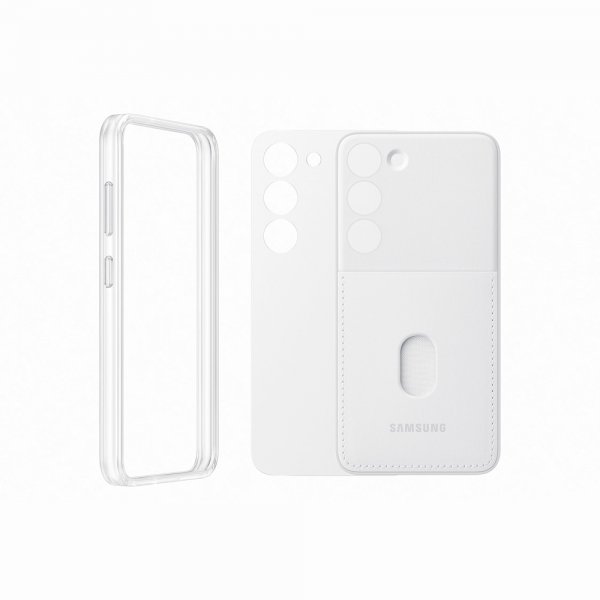 Original Galaxy S23 Deksel Frame Case Hvit
