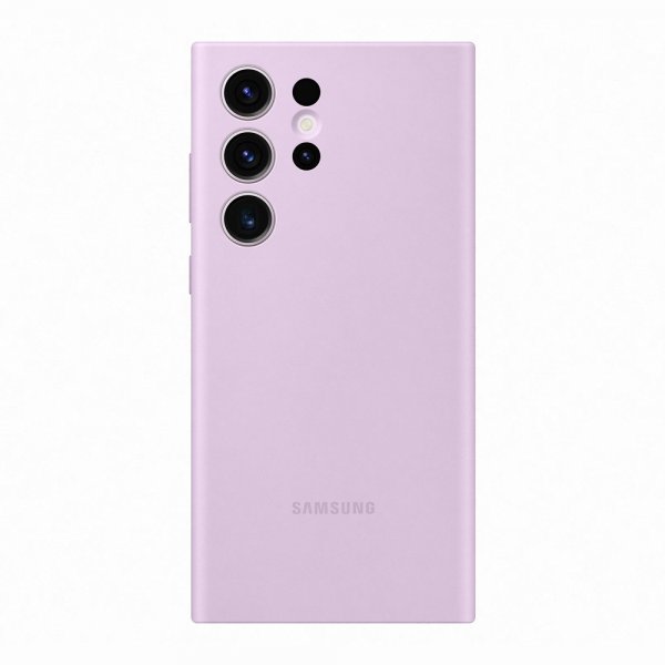Original Galaxy S23 Ultra Deksel Silicone Cover Lavender
