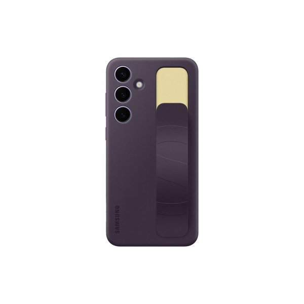 Original Galaxy S24 Plus Deksel Standing Grip Case Dark Violet