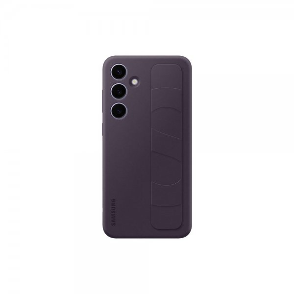 Original Galaxy S24 Plus Deksel Standing Grip Case Dark Violet